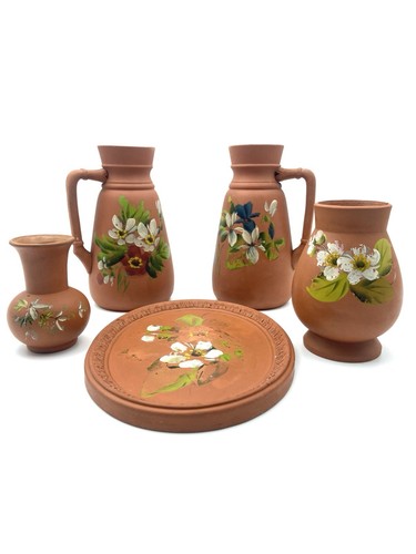 Rare antique set terracotta - antique, of