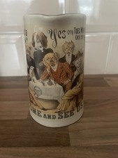 Vintage Ceramic Large Jug 'SHALL WE HOLD A DOG SHOW? AMBERGLADE DERBYSHIRE pot