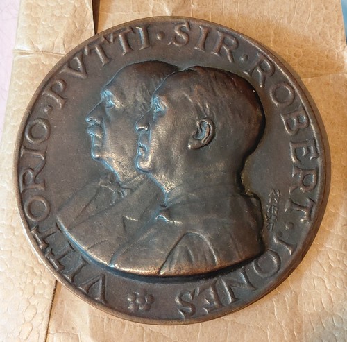 Large bronze commemorative - bronze,