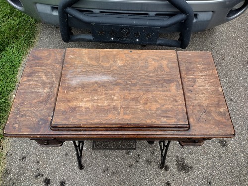 Vtg antique singer treadle - vtg,