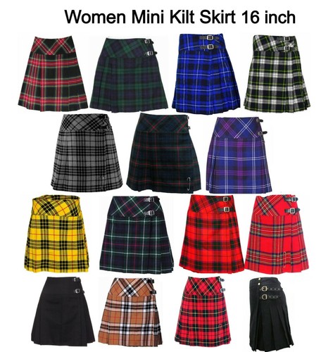 Scottish ladies mini skirt - scottish,