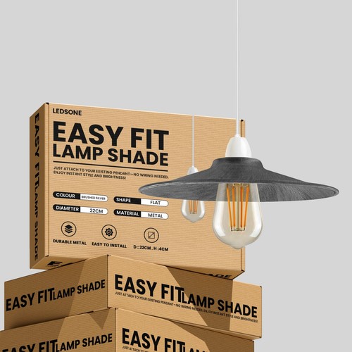 Vintage metal lampshade - vintage,