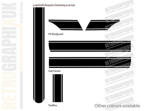 Vespa side panel stripes - vespa,
