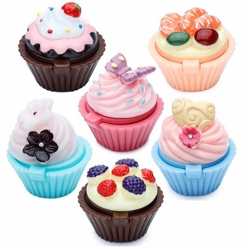 Cupcake lip balm flavoured - cupcake,