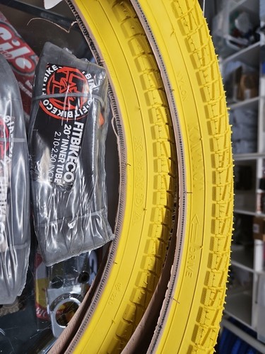 Kenda kontact yellow bmx bike - kenda,
