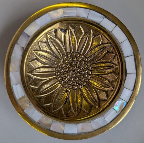 Mother pearl flower bowl - flower,