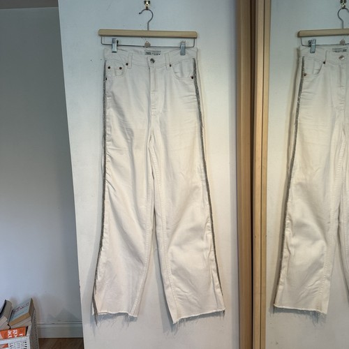 Zara white high waisted - zara,