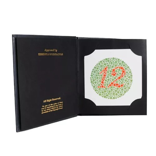 Ishihara colour vision - colour, test