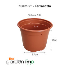 Plant pots plastic 9cm - 9cm, 10.5cm