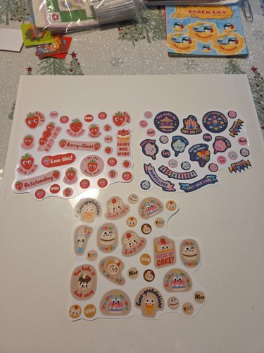 Scratch sniff sticker - scratch, n