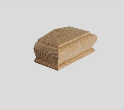 Staircase newel post cap - staircase,