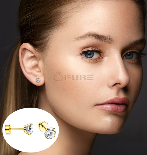 4mm screw back stud - 4mm,