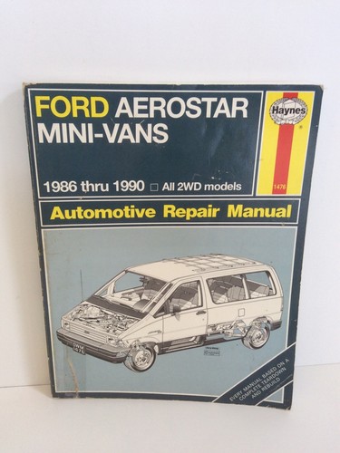 Haynes ford aerostar - aerostar, vans