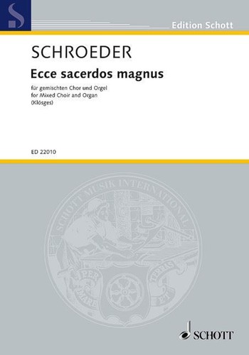 Ecce sacerdos magnus - , score
