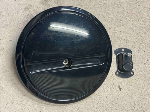 Black spare wheel cover for
