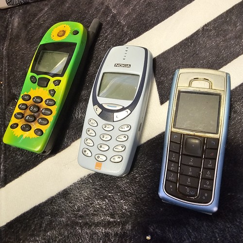 Vintage mobile phones - vintage,