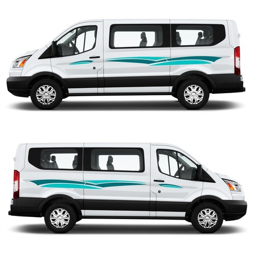 Decal graphics teal - &, aqua