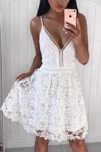 Lipsy white lace - white, crochet