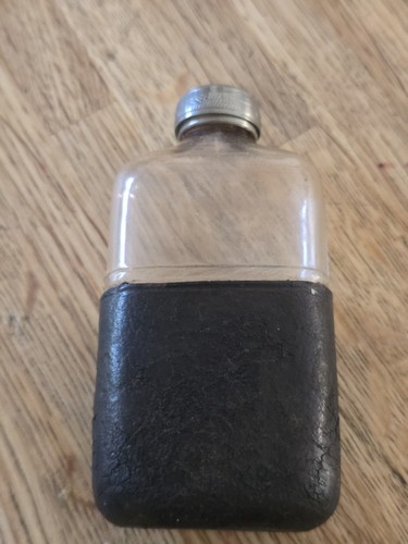 Vintage antique leather bound - leather,