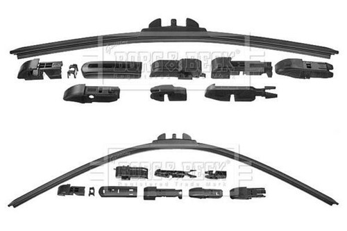 Pair wiper blades flat - blades,