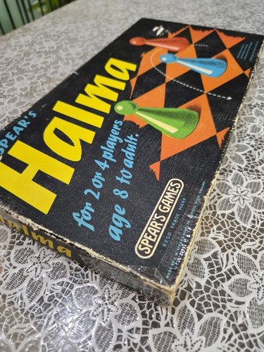 Halma vintage board game - halma, by