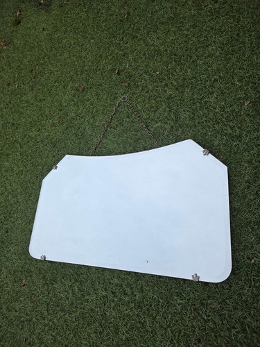 Vintage frameless wall mirror - vintage,