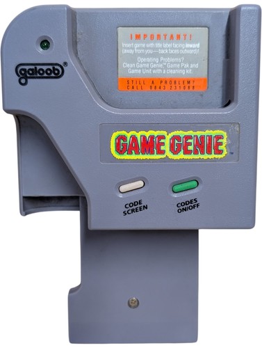 Galoob game genie - game, video