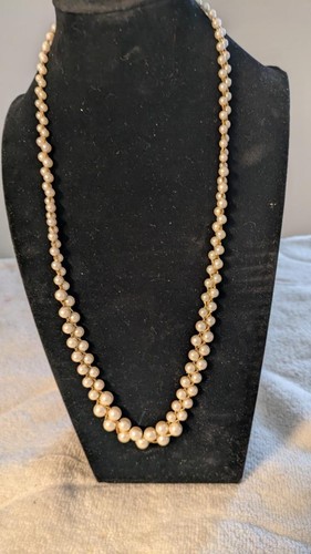 Necklace vintage simulated - -,