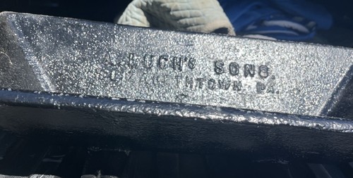 Vtg trough cast - cast, buchs