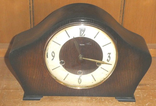 Smiths mantel clock vintage - mantel,