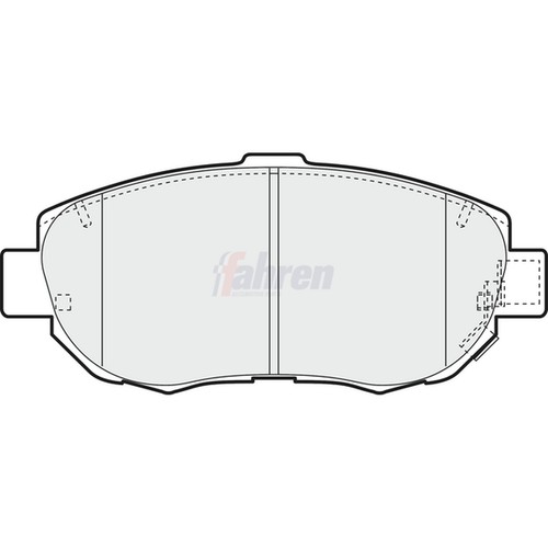 Brake pads set for - for, gs