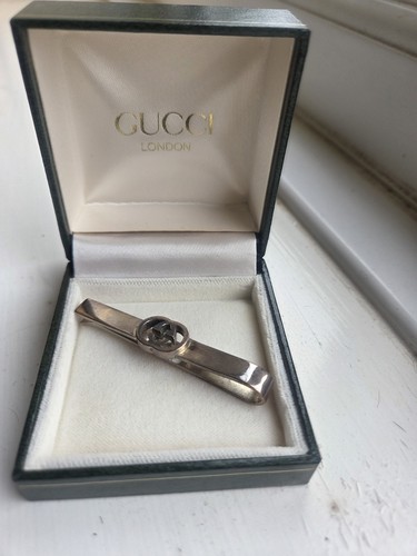 Gucci sterling silver tie