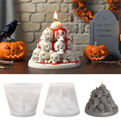 Skull candle molds for - for,