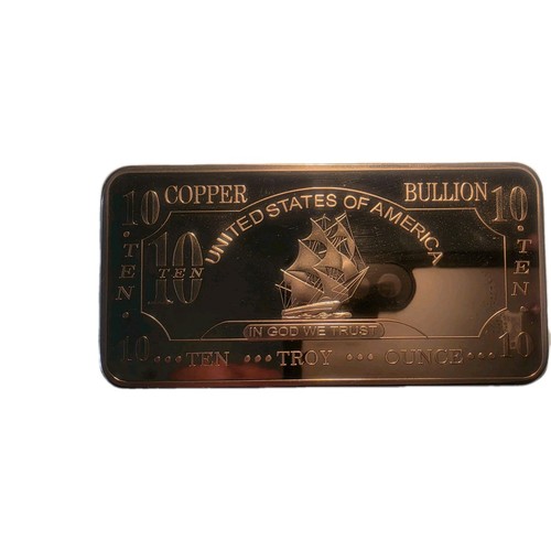 Copper ship bar - bar, 10