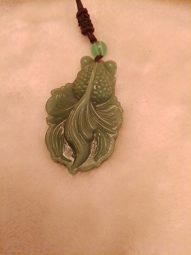 Green coloured fantail - green,
