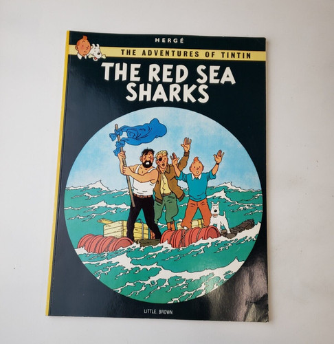 Tintin red sea sharks 1976 - sea,