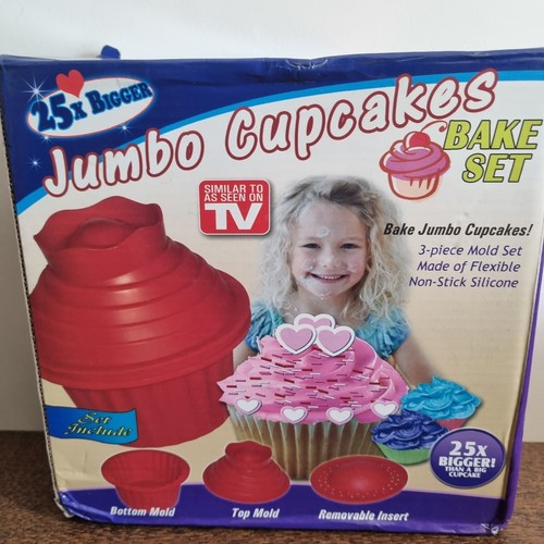 Jumbo cupcakes bake set - cupcakes,