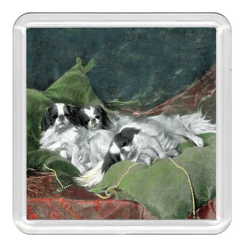 Japanese chin dog acrylic - dog,