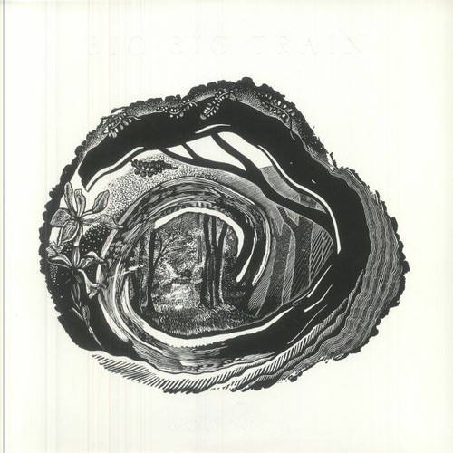 Big train - big, woodcut