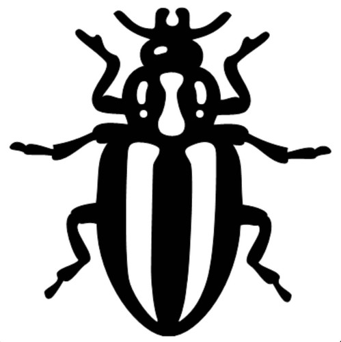 Beetle vinyl decal - vinyl,