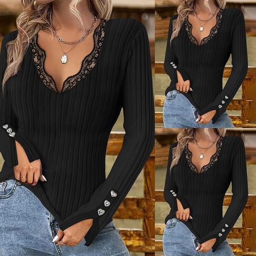 Autumn ladies pullover blouse - pullover,