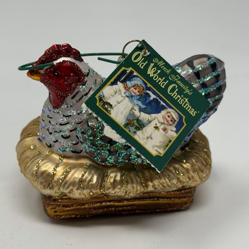 Old world christmas hen - old,
