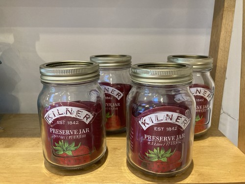 Set glass kilner jars - of, 4