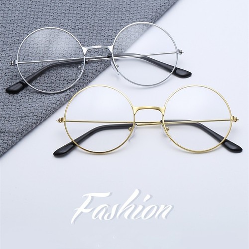Round frame glasses - frame, clear
