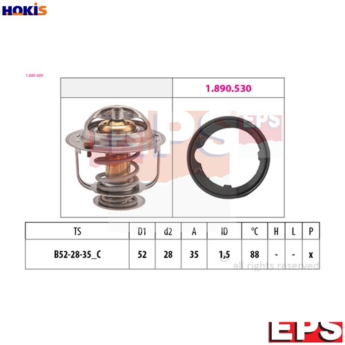 Thermostat coolant 880 - thermostat,