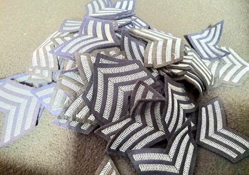 Sergeant rank chevrons x100 - rank,
