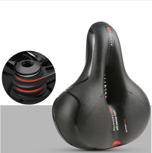 Wide gel bike saddle seat - gel,