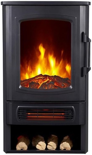 Electric log burner - log,