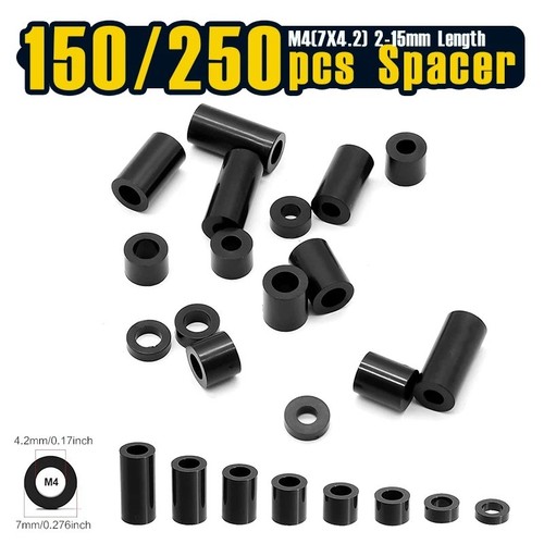250pcs nylon washers 2mm - nylon,
