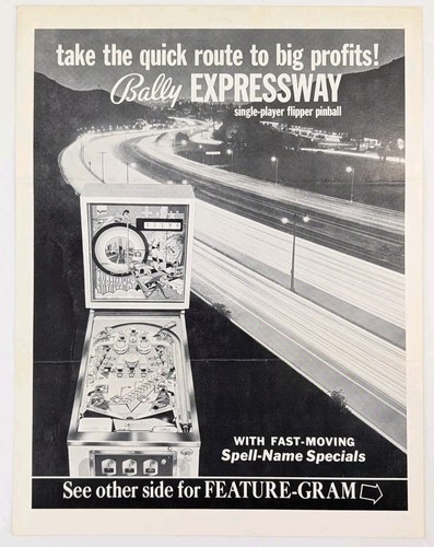 Bally expressway pinball - bally,